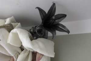 Curtain Pole and Tie Backs