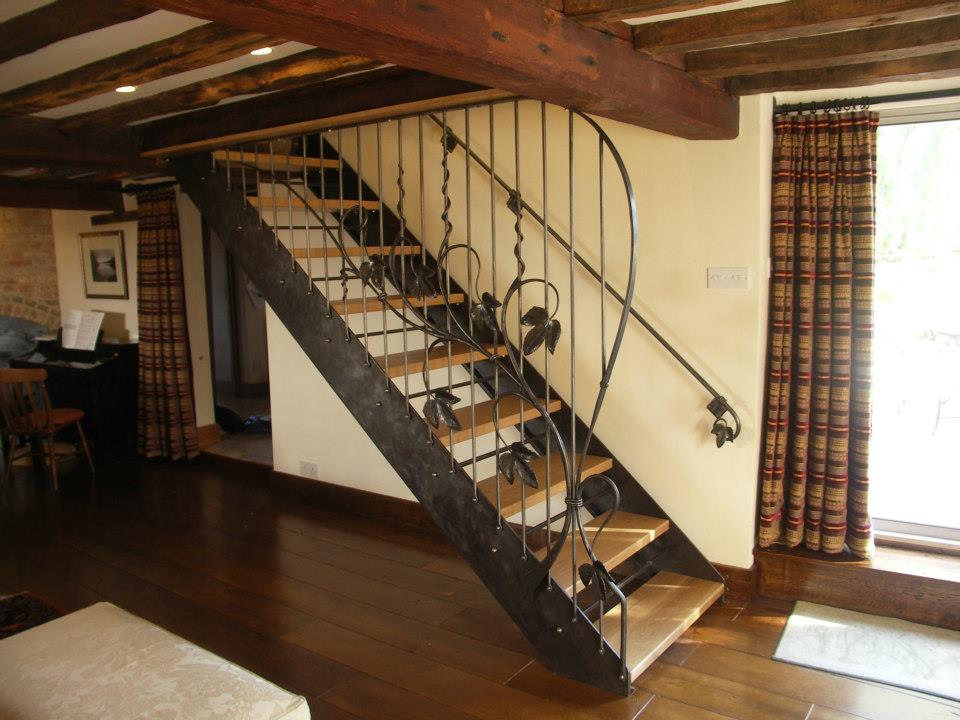 interior staircase handrail