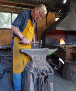 Blacksmith Experience Day working on the anvil