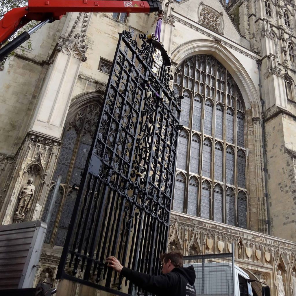 canterbury cathedral iron gates