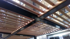 Exterior pergola